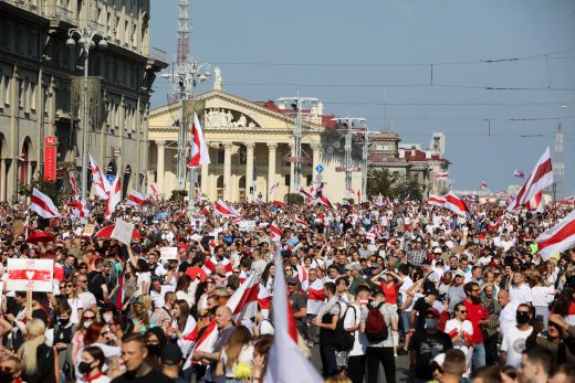 Protest in Minsk, August 2020. Photo: Radio Free Europe