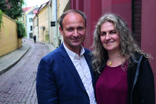 Vytas Stanikunas and Judita Stanikūnienė met in the UK. Photo: Påhl Ruin