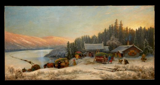 Painting by Olof Arborelius, 1870. PHOTO: HANSA ANDERSSON, DALARNAS MUSEUM