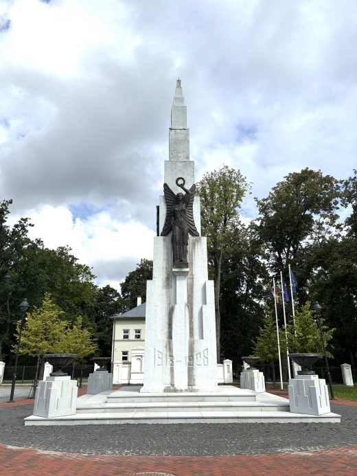 The Freedom Monument in Plungė, Lithuania. PHOTO: AUTHOR